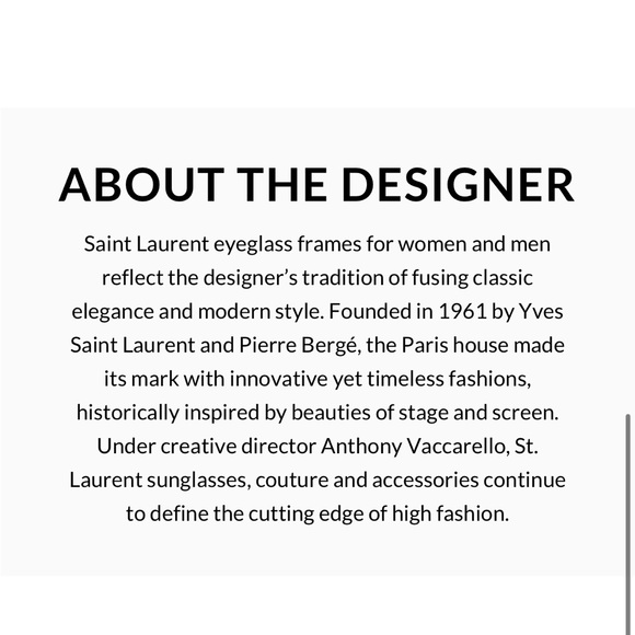 YSL SUNGLASSES Saint Laurent Black Sunnies with CASE AUTHENTIC - Picture 4 of 12